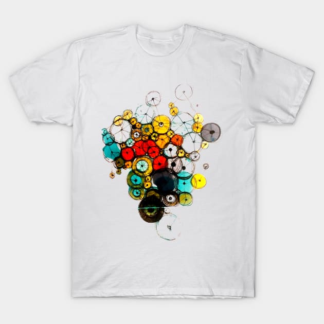 Abstract colorful design T-Shirt by Mzerart